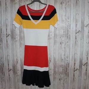 Knitted Multiple Color Dress